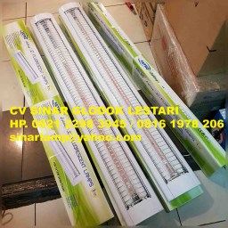 Kap Lampu RM LED 2x18w Grill Fatro Kap Lampu RM LED 2x18w Grill Fatro